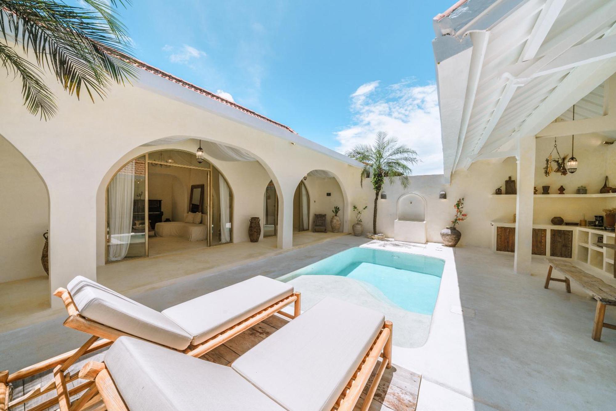 Villa Stella: 2Br Vibrant Mediterranean Oasis チャングー エクステリア 写真